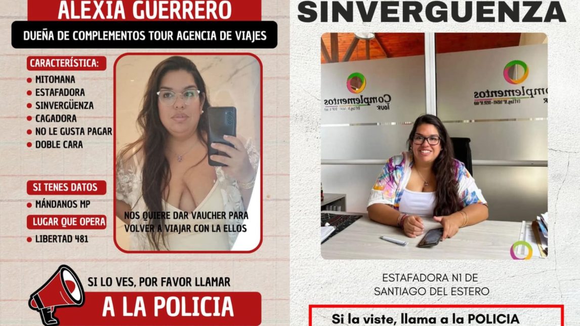 Escrachan en redes a la dueña de una agencia de viajes y denuncian falta de pago de sueldos y comisiones