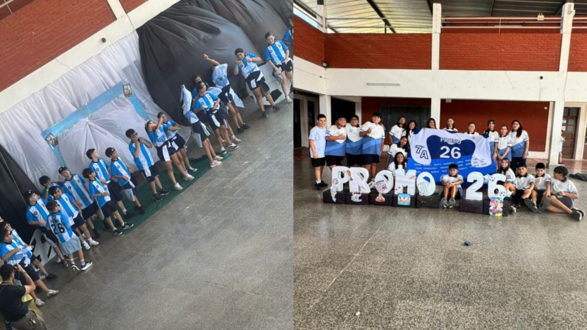 Un “partido” lleno de alegría: el original UPD con presentación de chombas y camperas de los alumnos del Espíritu Santo