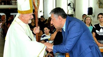 Roger Nediani participó en la Fiesta Litúrgica de Mama Antula