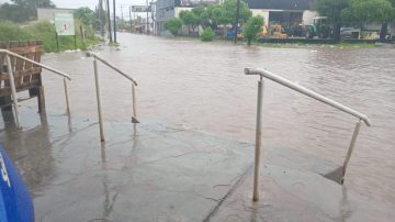 Exclusivo de Info del Estero: desde la medianoche y hasta las 14 cayeron 70 milímetros en promedio en Capital y Banda