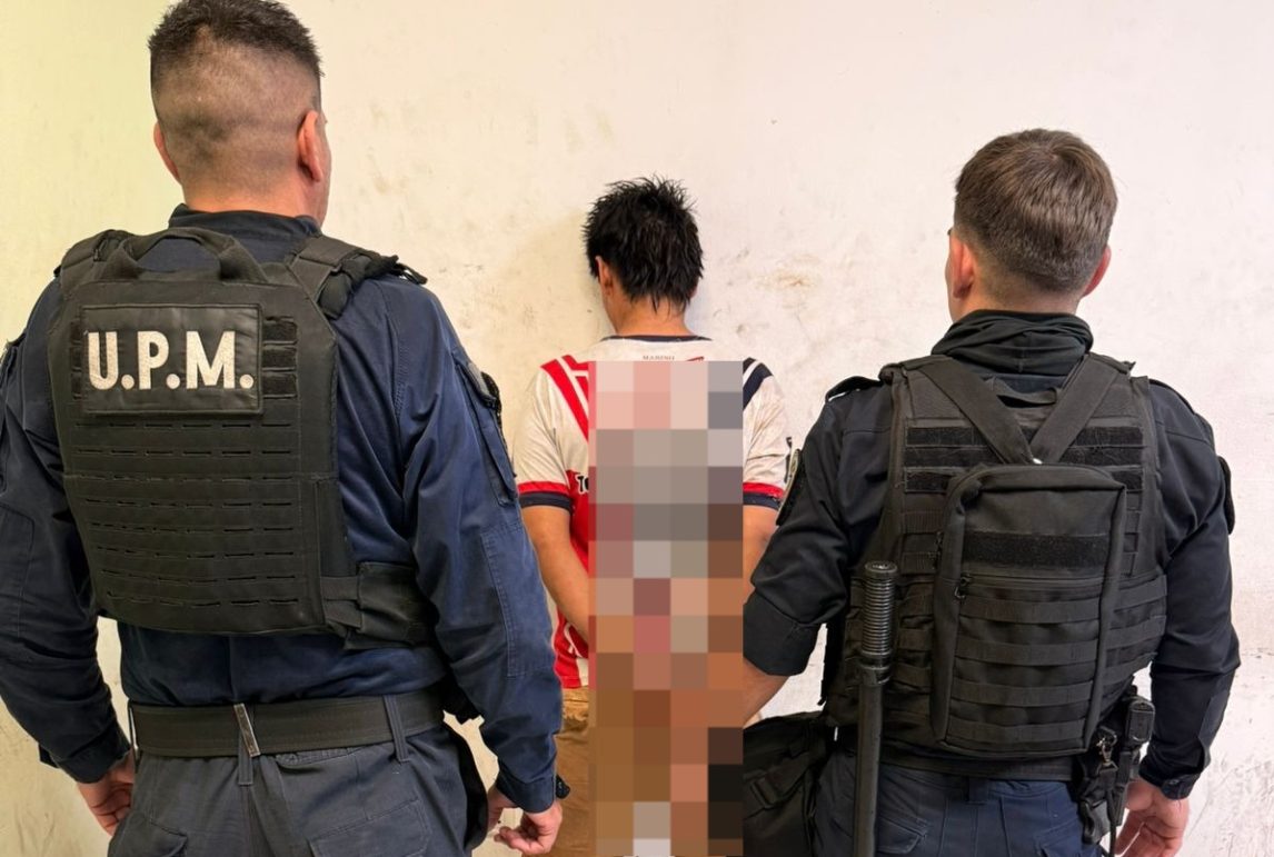 A punta de cuchillo, asaltó a un hombre para robarle la riñonera y el celular: quedó detenido