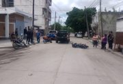 Fuerte choque de motos dejó a los dos conductores heridos: fueron hospitalizados