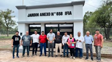 Histórico avance en Ifia: entregaron las llaves del nuevo edificio del Jardín de Infantes Nº 658