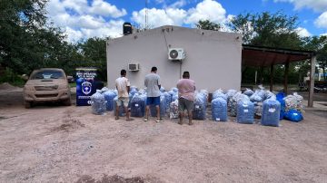 De Salta a Buenos Aires: retienen en Copo a tres camionetas con un total de1.300 kilos de hoja de coca