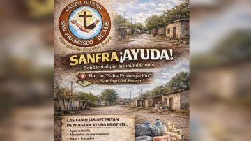“SANFRA Ayuda”: lanzan campaña solidaria para ayudar a familias inundadas