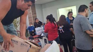 Árraga: exitosa jornada de donaciones para las familias afectadas por el desborde del río