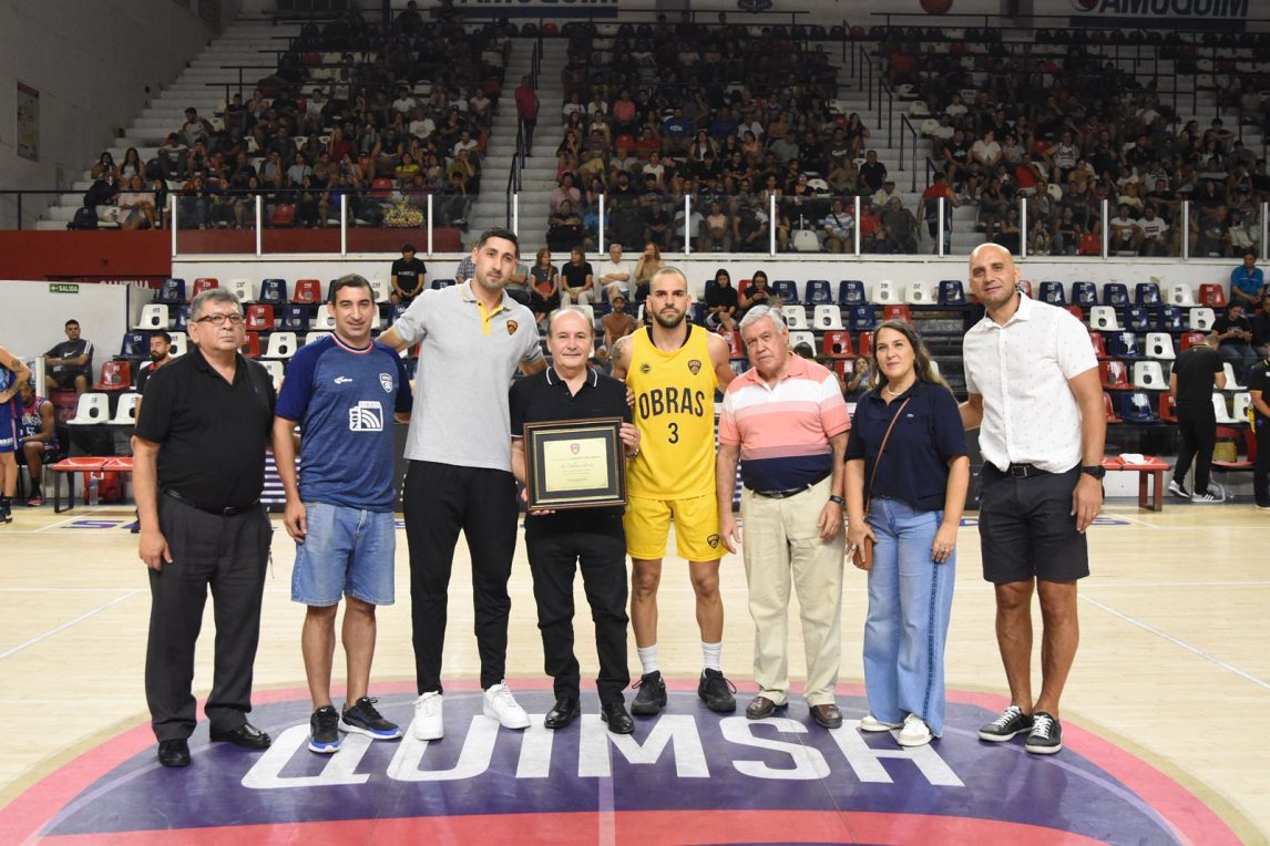 Quimsa le entregó un reconocimiento a Obras en acompañamiento por la muerte del dirigente Fabián Borro