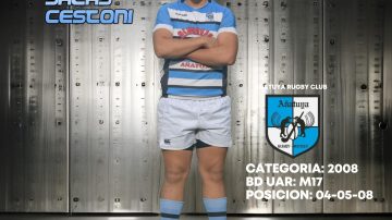 Histórico: Añatuya tiene a su primer “Pumita” surgido del rugby local