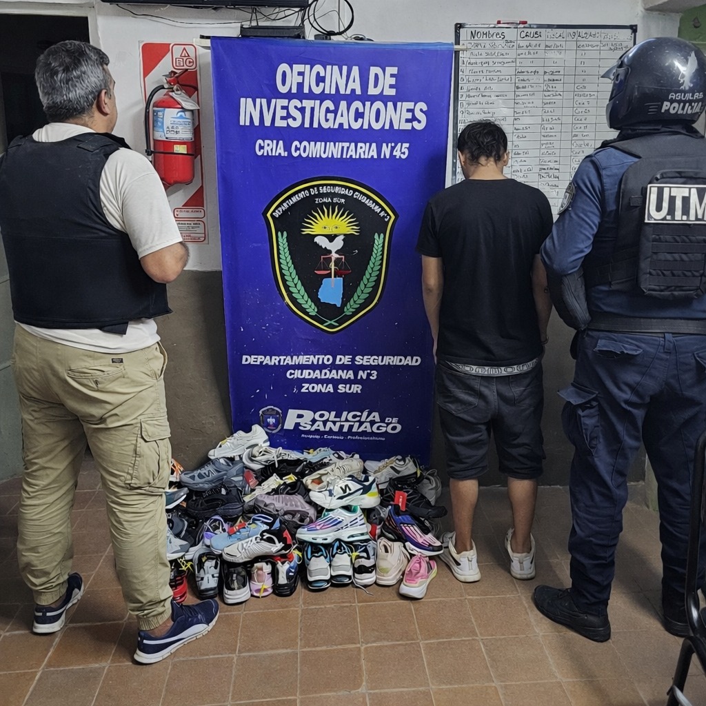 Insólito: robó 50 pares de zapatillas, volvió a la casa de la víctima y terminó preso