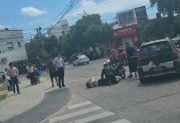 En “hora pico”: accidente en La Plata y Alvear dejó a una mujer herida