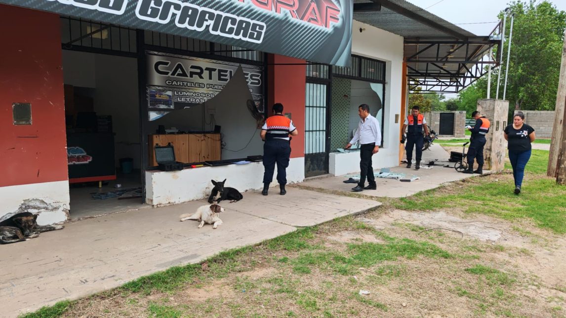 Ex policía fue denunciado por destrozos y robos en tres locales de zona sur