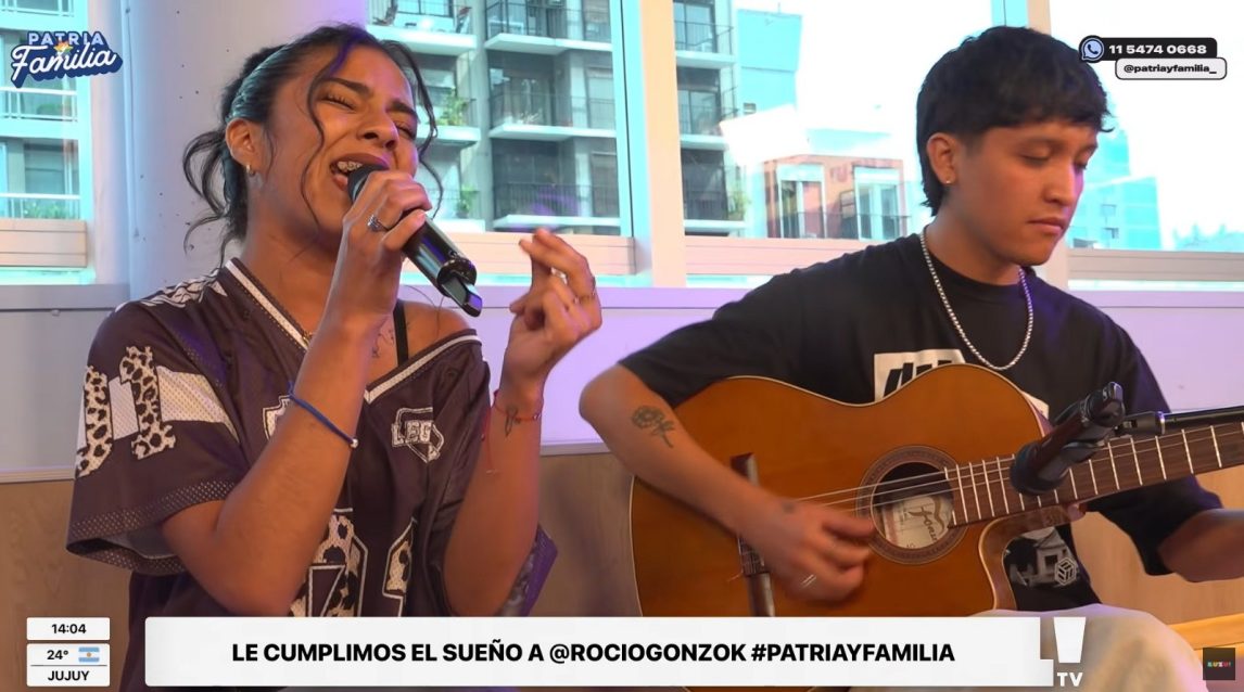 Patria y Familia le cumplió el sueño a la santiagueña Rocío González