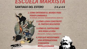 Capacitación y debate: realizarán una Escuela Marxista con acceso libre y gratuito
