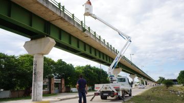 Avanzan los trabajos de renovación y reposición de luminarias en distintos sectores de La Banda
