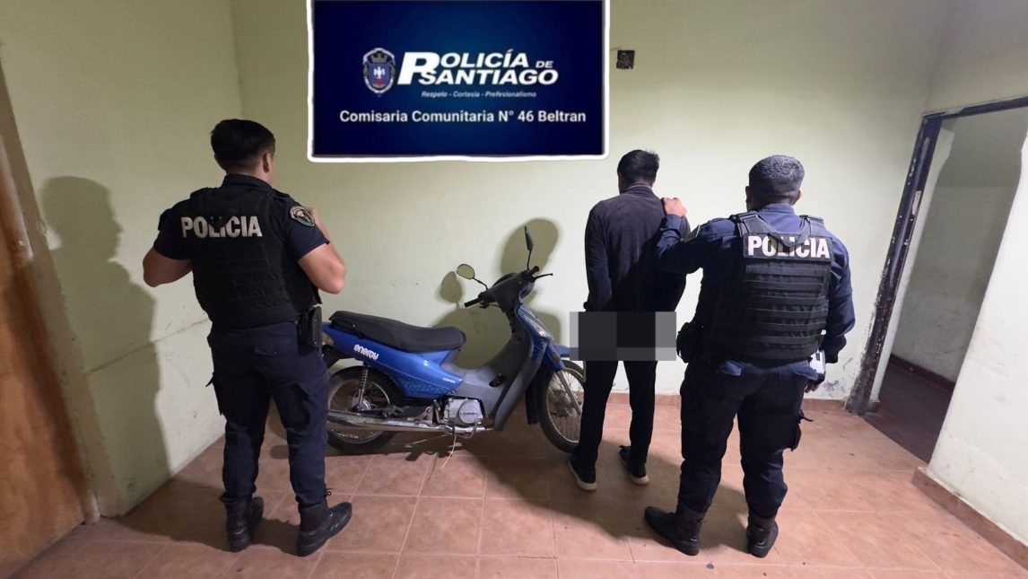 Encuentran oculta en el monte una motocicleta que fue robada desde una peña