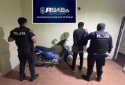 Encuentran oculta en el monte una motocicleta que fue robada desde una peña