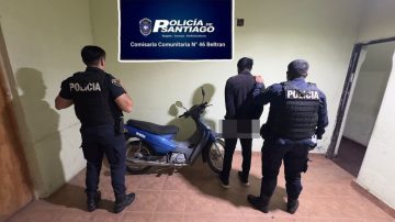 Encuentran oculta en el monte una motocicleta que fue robada desde una peña