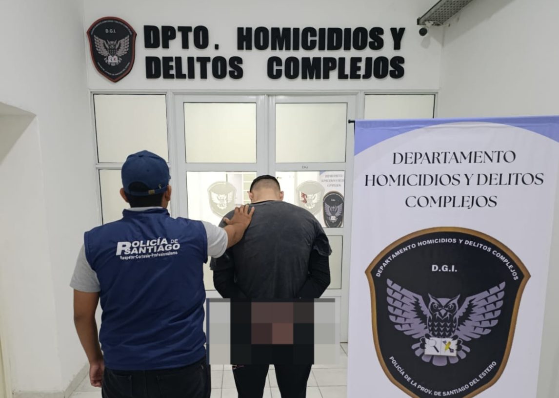 Detienen en La Banda a un joven de 19 años acusado de un homicidio ocurrido en Buenos Aires