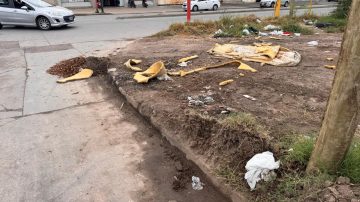 Vecinos denuncian un basural a cielo abierto en plena zona comercial