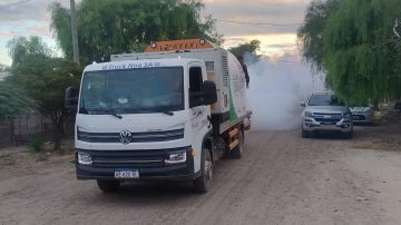 El municipio realizó un operativo de limpieza y fumigación en el barrio Villa Suaya