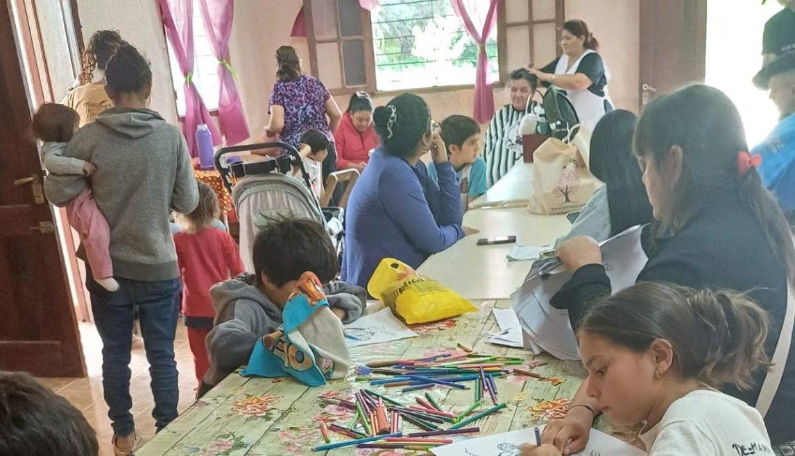 El proyecto “Tijeritas” benefició a familias del barrio Los Álamos