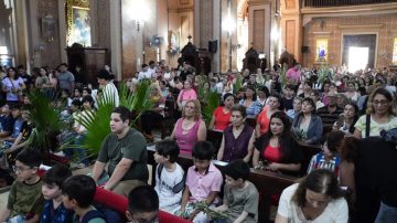 FOTOS. La Catedral Basílica fue escenario de la misa de Ramos encabezada por el cardenal Vicente Bokalic
