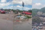 Basural a cielo abierto en el B° Mariano Moreno: vecinos denuncian que arrojan basura desde otros barrios