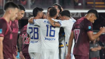 Boca fue contundente en La Fortaleza y goleó a Lanús