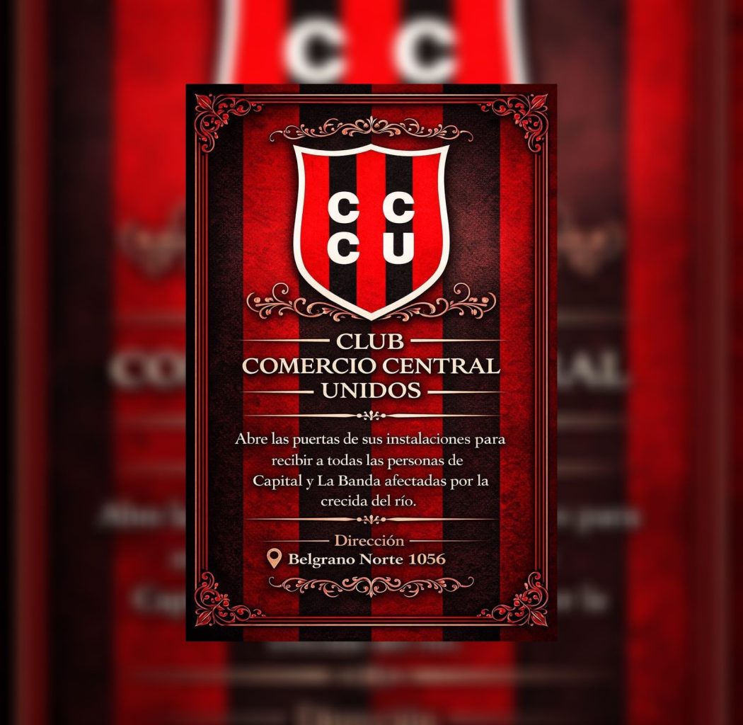 El Club Comercio Central Unidos abre sus puertas para asistir a familias afectadas por las inundaciones