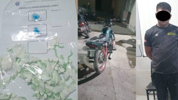 Atrapan a un “delivery de drogas” en pleno reparto en el barrio Vinalar
