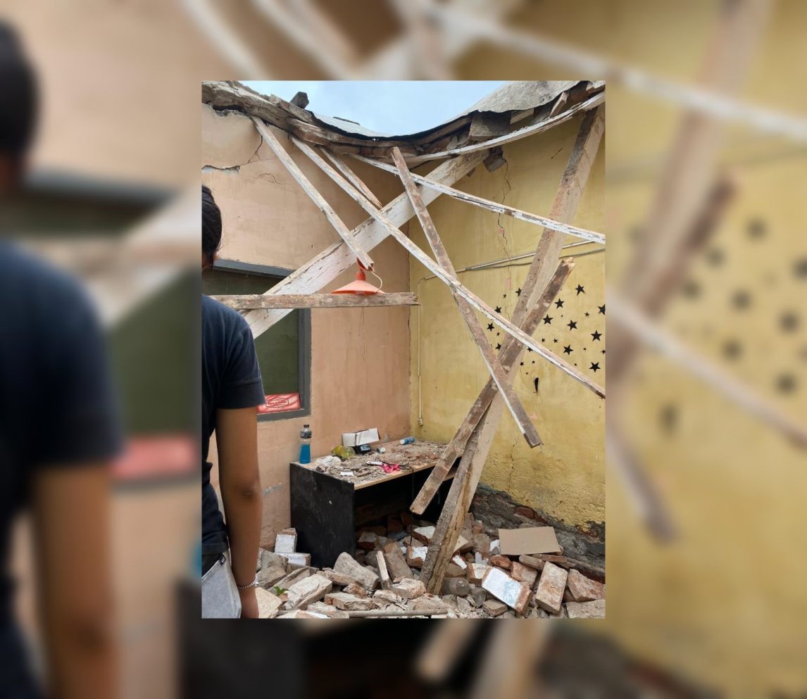 Tras la caída del techo de su casa, una familia de Santiago del Estero pide ayuda