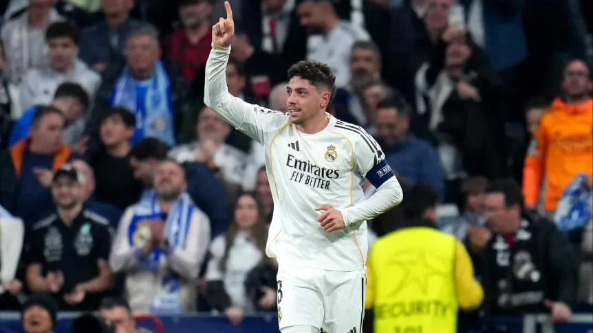 Noche perfecta en el Bernabéu: triplete de Federico Valverde y goleada del Real Madrid ante el City