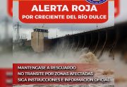 Declaran “alerta roja” por la crecida del río Dulce