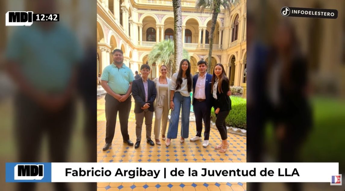 “La juventud libertaria es una sola en Santiago”, dijo Fabricio Argibay tras el triunfo oficialista en el Congreso