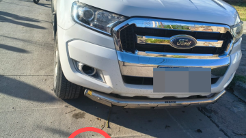 Le duró poco: robó un faro antiniebla de una camioneta y lo detuvieron a las pocas cuadras