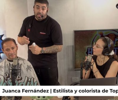 Llegó el estilo al estudio: Juanca Fernandez visitó La Mañana de Info y le cortó el pelo a Leonel