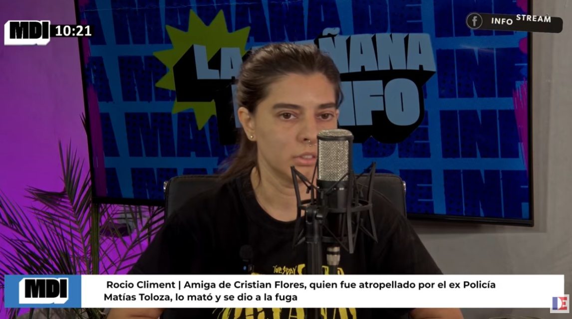 Dolor y reclamo de justicia: Rocío Climent volvió a pedir prisión para el policía que atropelló y mató a Cristian Flores