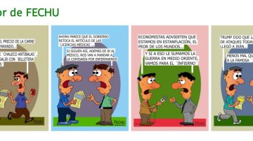 El humor gráfico de FECHU se suma a Info del Estero