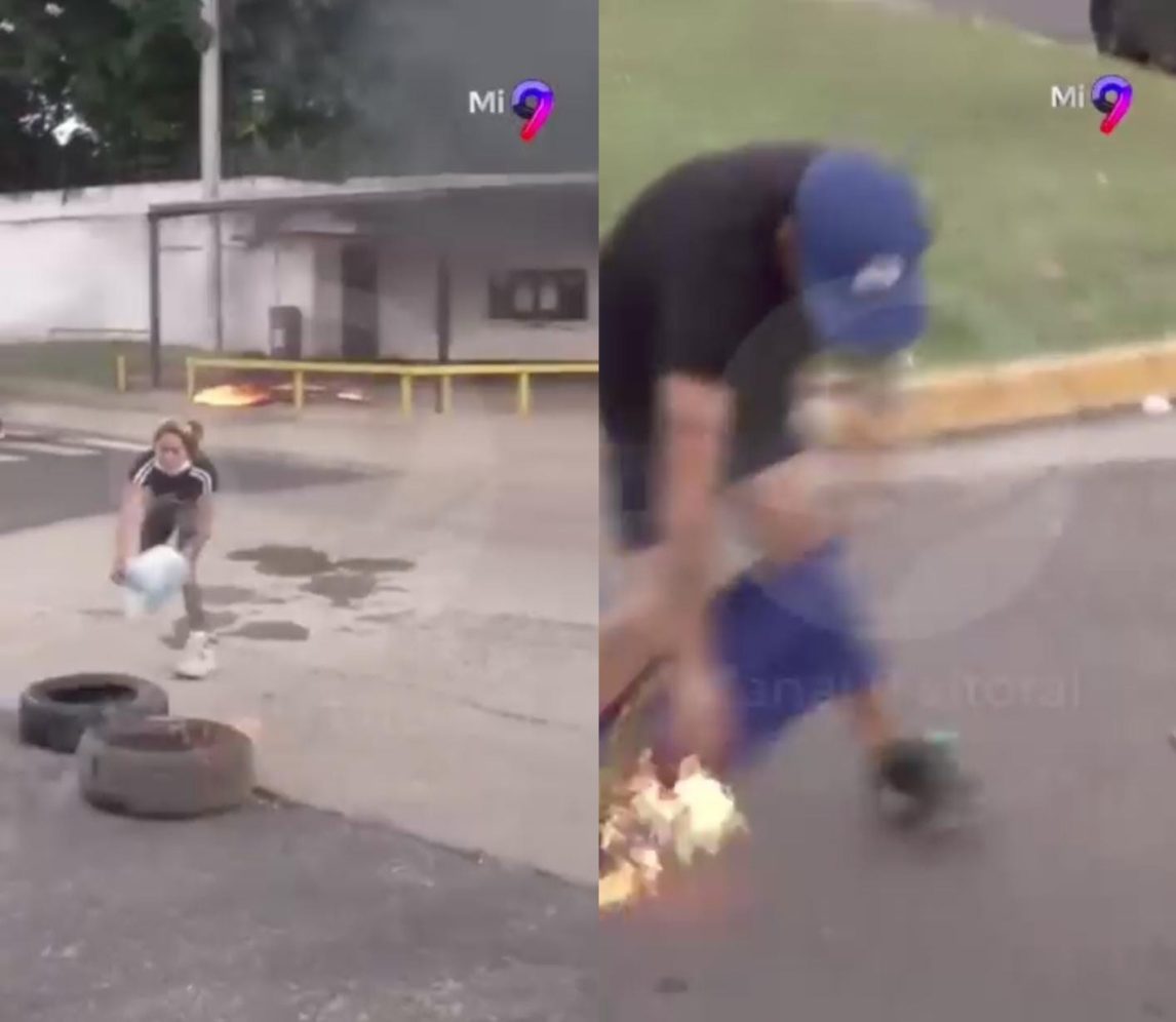 Familiares de un interno fallecido se prendieron fuego frente al Penal durante una protesta