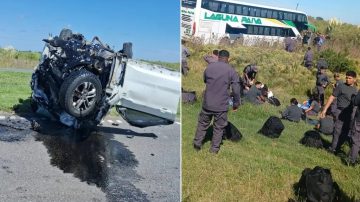 Tragedia en Rosario: dos muertos y varios heridos tras un brutal choque entre un colectivo y una camioneta