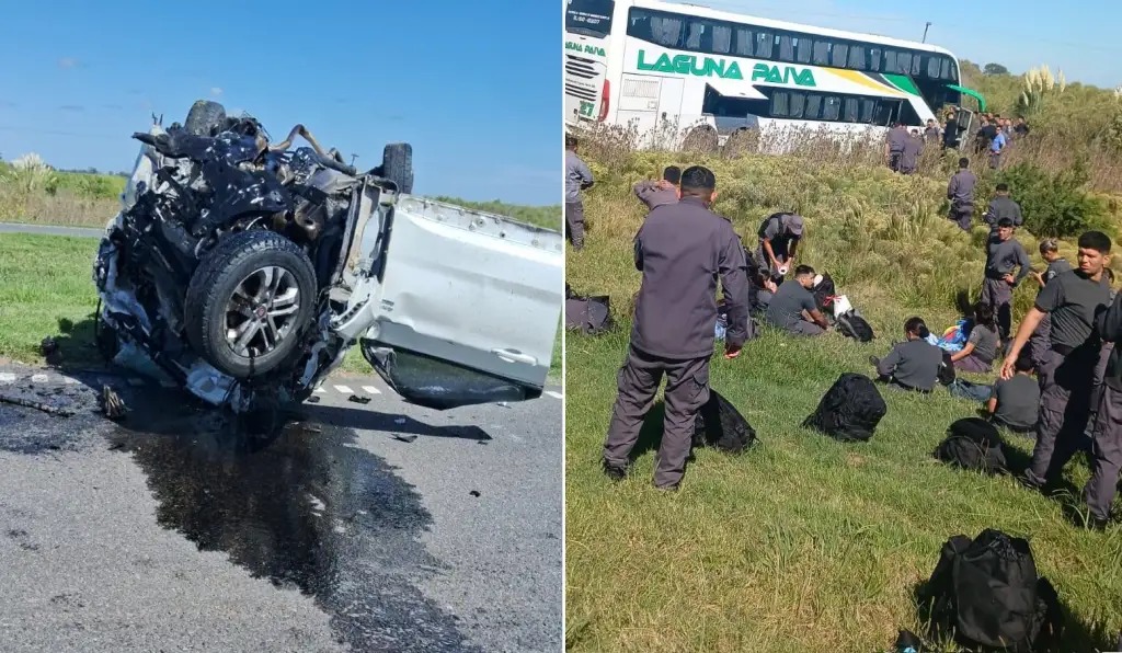 Tragedia en Rosario: dos muertos y varios heridos tras un brutal choque entre un colectivo y una camioneta