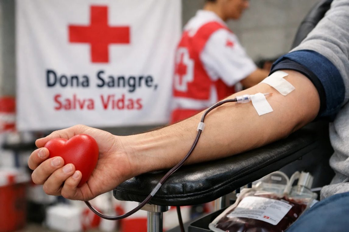 Invitan a una colecta de sangre en la Cruz Roja: una oportunidad para ayudar y salvar vidas