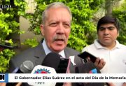 El gobernador Elías Suarez en el acto por la Memoria: “Encontrar las respuestas es parte de nuestro tiempo”