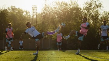 La Selección Argentina tuvo su primera práctica con plantel completo