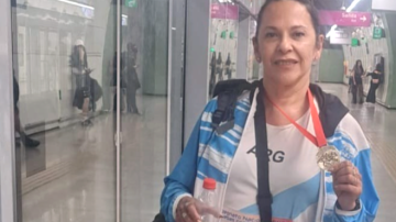 La santiagueña Mirian Toloza logró un nuevo récord nacional de heptatlón