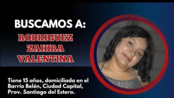 Intensa búsqueda de una adolescente del barrio Belén