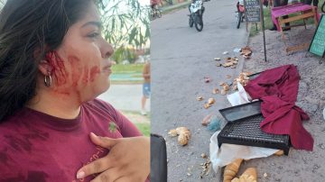 “Fueron directamente a pegarme”: Crudo relato de la vendedora agredida en el B° Ejército Argentino