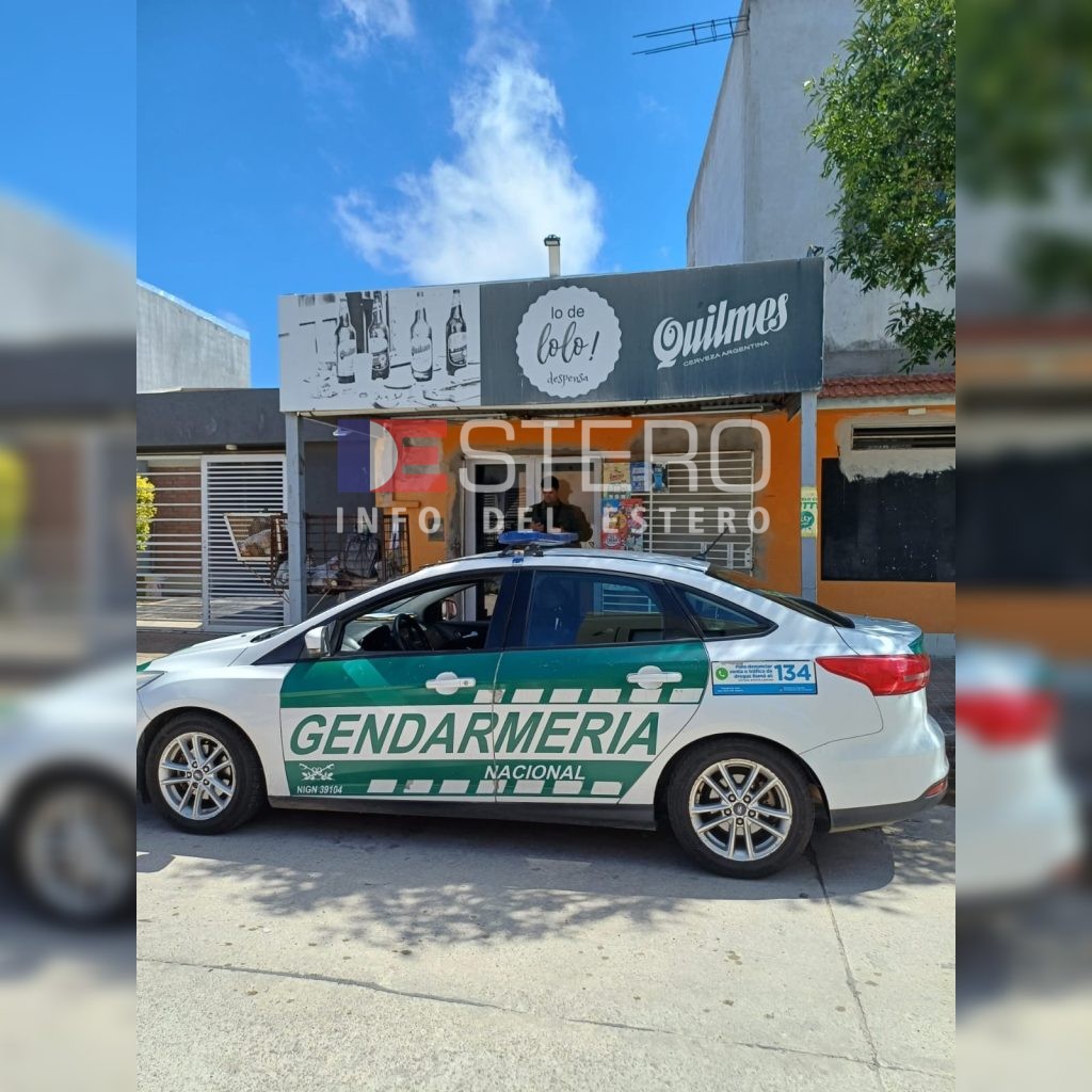 En uno de los 14 domicilios allanados por Gendarmería Nacional funciona un kiosco