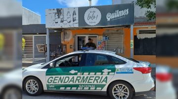 En uno de los 14 domicilios allanados por Gendarmería Nacional funciona un kiosco
