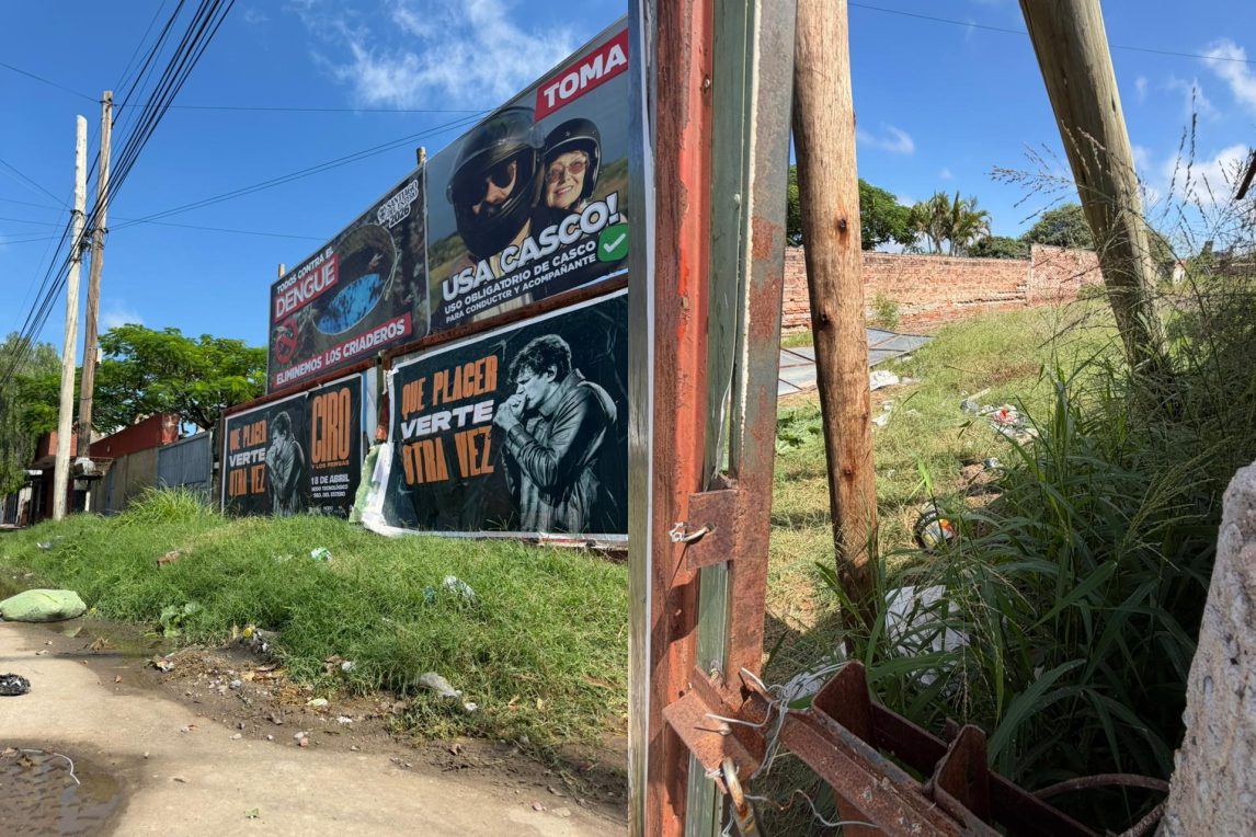 Desidia en el B° Francisco de Aguirre: calles con agua estancada, maleza y basura en las veredas